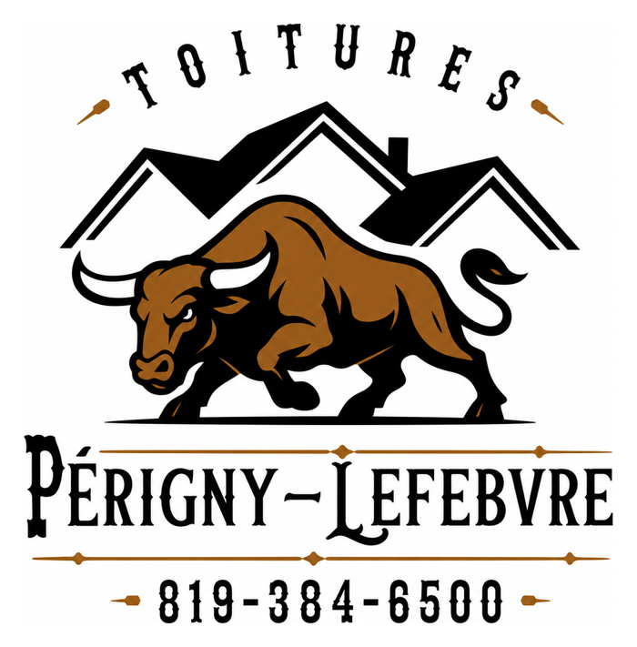 Logo Toiture Périgny-Lefebvre — taureau et toits